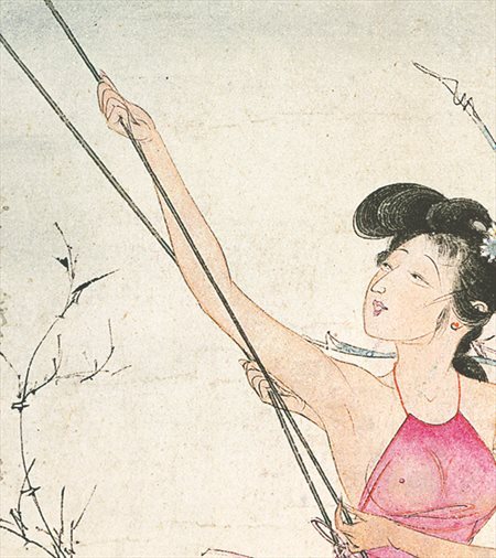 峰峰矿-胡也佛的仕女画和最知名的金瓶梅秘戏图